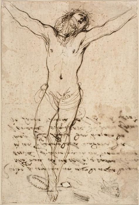 474x700 Christ On The Cross. Study For The Crucifixion With Saints