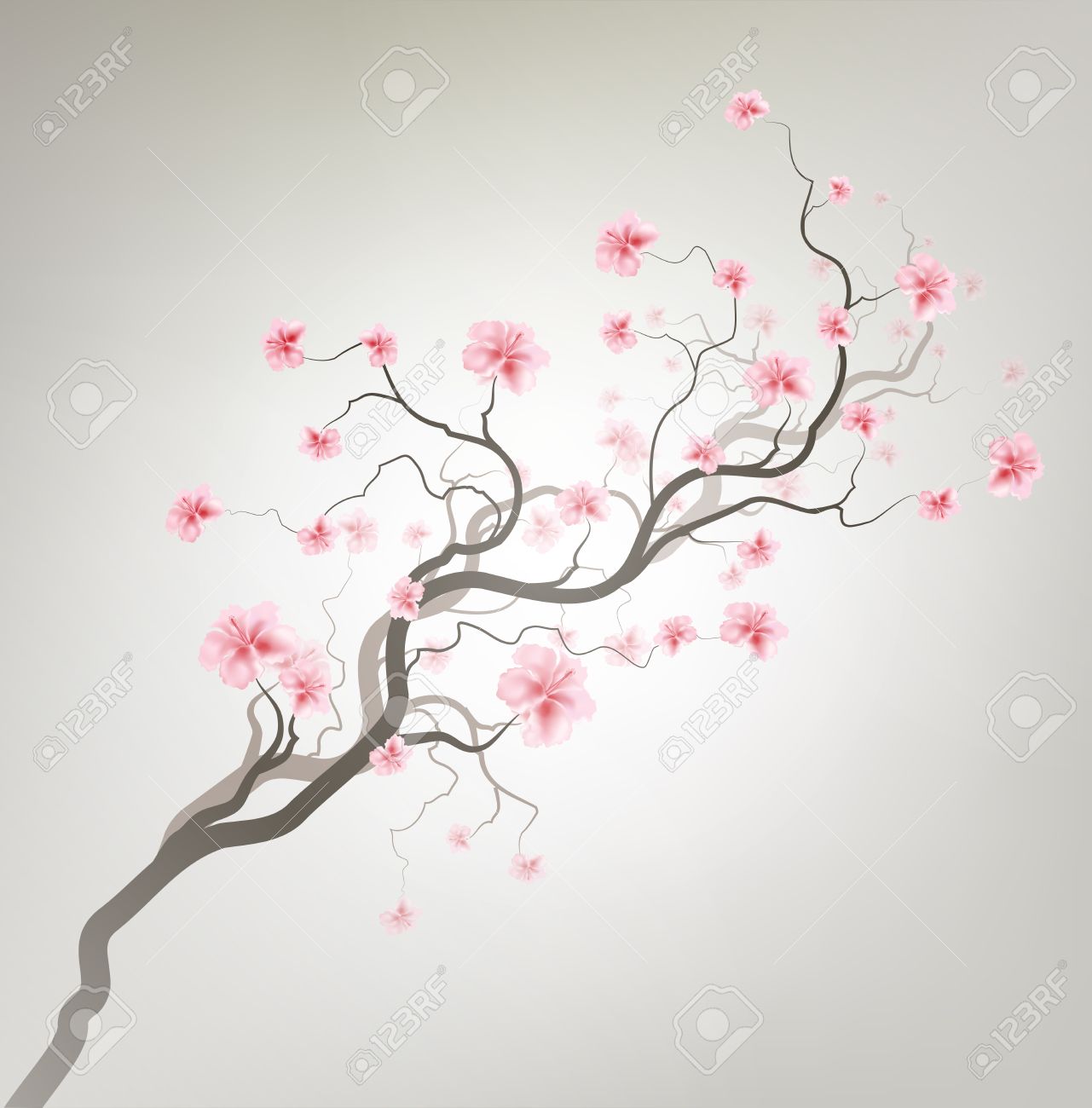 Sakura Tree Drawing at GetDrawings | Free download