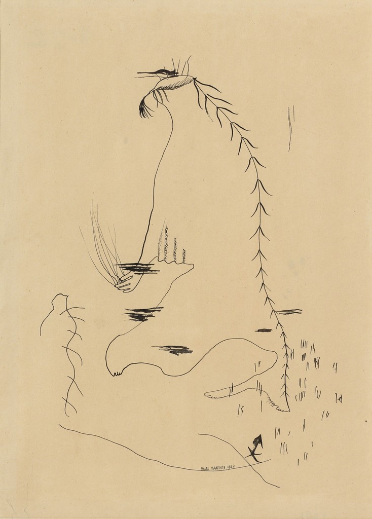 734x1024 Yves Tanguy Dessin Automatique (Automatic Drawing) (1927