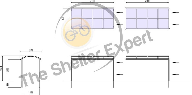 744x369 Best Buy Covered Walkway System