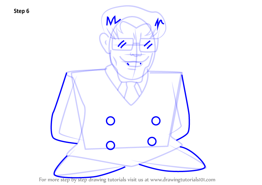 846x600 Learn How To Draw Nme Salesman From Kirby (Kirby) Step By Step