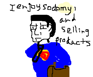 300x250 Super Gay Salesman!