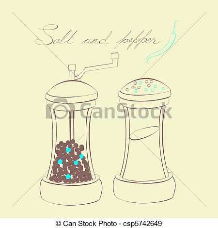 450x470 Salt And Pepper Eps Vectors