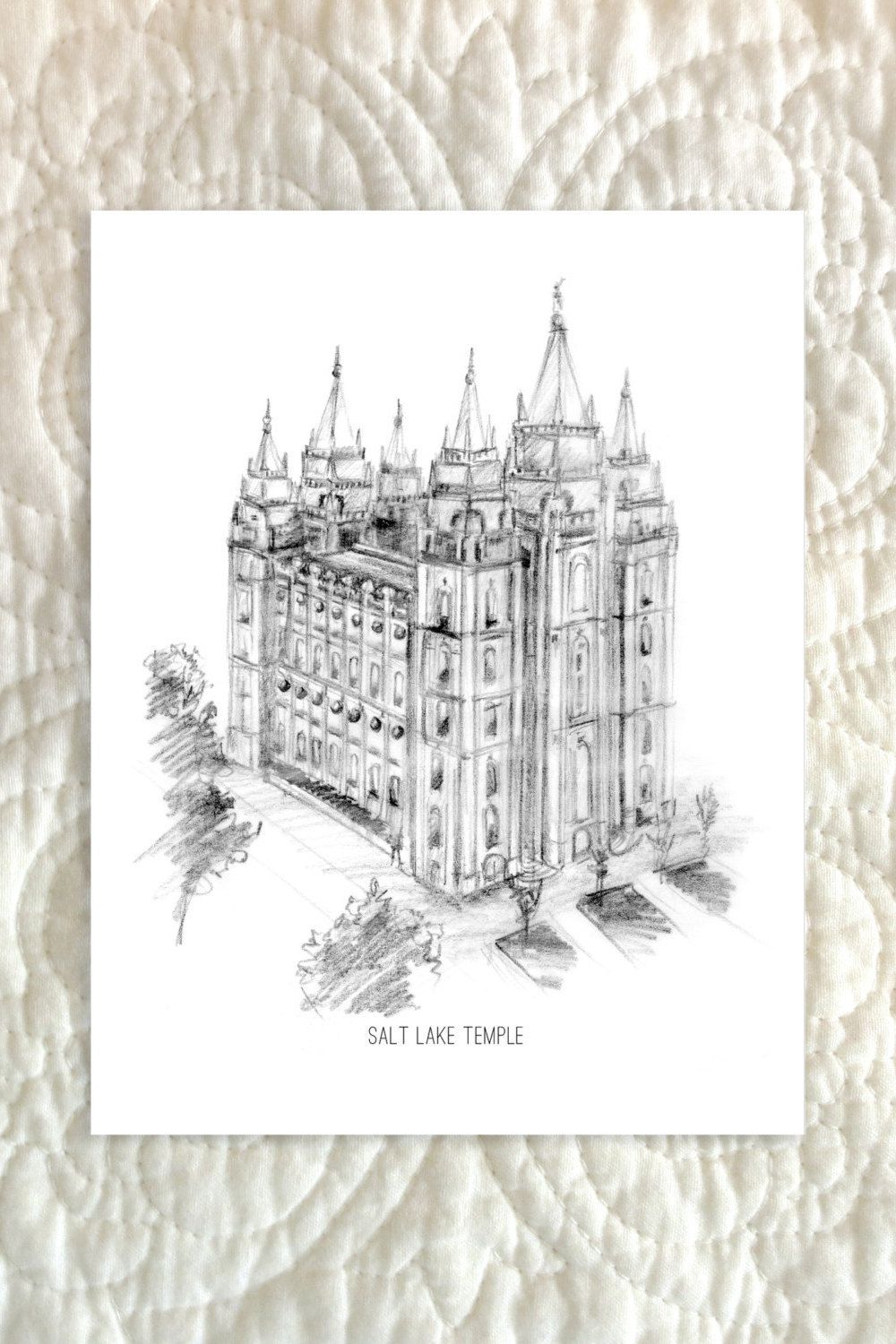 1000x1500 Salt Lake City Temple By Sageandmortardesign On Etsy Lds Temples