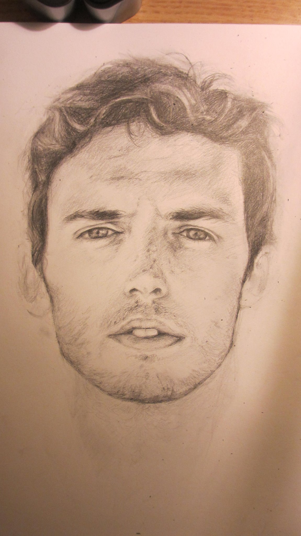 1151x2048 Sam Claflin Drawing Random Thought Generator