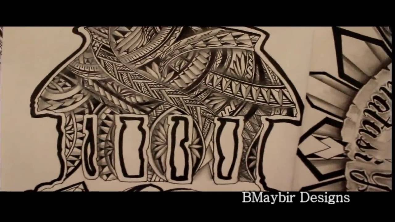 1280x720 Samoan Faleo'O Design (Ben Maybir Tattoos)