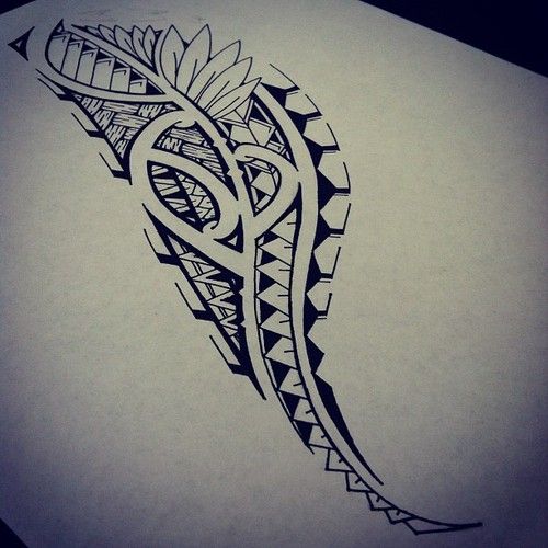 500x500 6 Awesome How To Draw Hawaiian Tribal Designs Images Tattoo