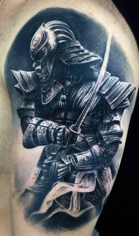 474x800 50 Samurai Tattoo Designs For Men
