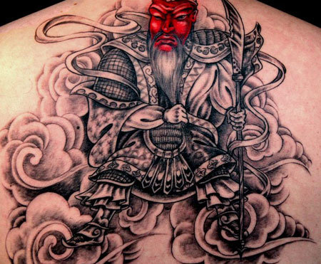 450x371 Top 10 Samurai Tattoo Designs