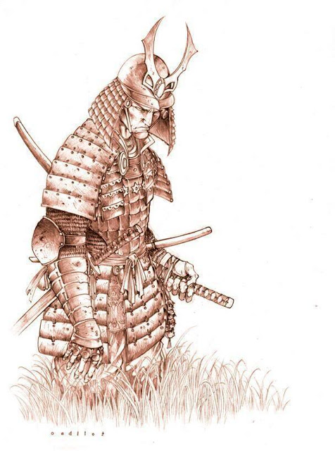 Samurai Warrior Drawing at GetDrawings | Free download