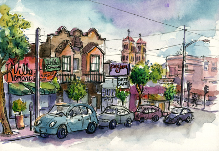 700x484 Irving Street, San Francisco The Artist On The Road