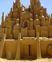 180x213 Sand Art Sculpture, Architecture, Sand Painting, Drawing
