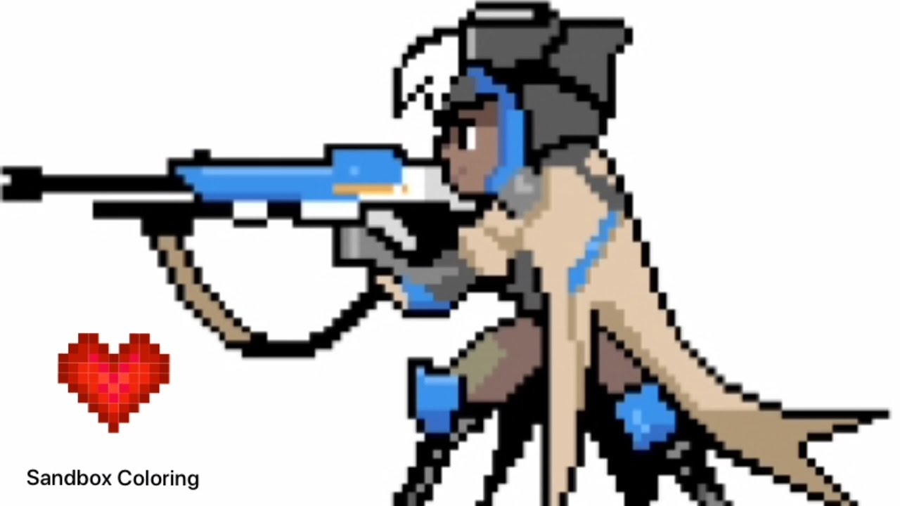 1280x720 Pixel Drawing Overwatch, And More! (Sandbox Coloring