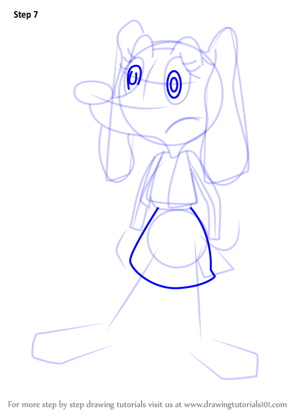 600x846 Learn How To Draw Sandy Carington From Brandy Amp Mr. Whiskers