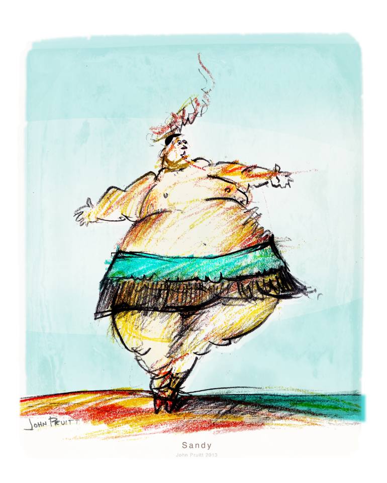 770x962 Saatchi Art Sandy Drawing By John Pruitt