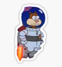 210x230 Sandy Cheeks Drawing Stickers Redbubble