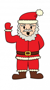215x382 How To Draw Santa Claus, Christmas, Holidays, Easy Step By Step