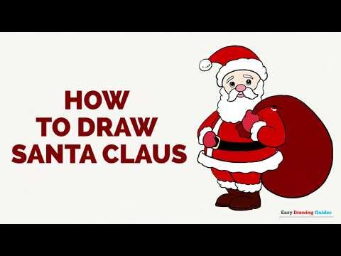 480x360 How To Draw Santa Claus In A Few Easy Steps Drawing Tutorial