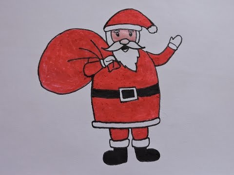 480x360 How To Draw Santa Claus