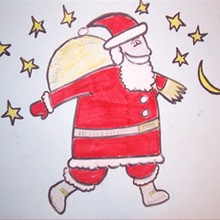 220x220 Santa Free Printable Coloring Pages, Crafts, Games And Activites