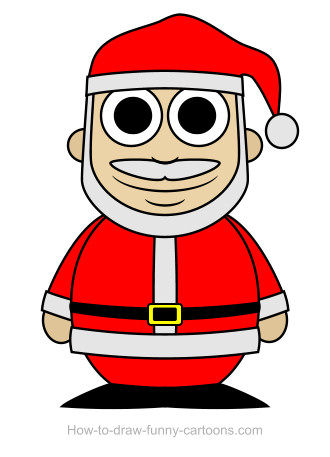 330x457 Santa Claus Drawing (Sketching + Vector)