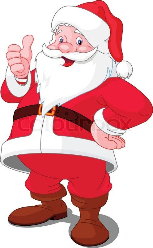 495x800 Santa Claus By On @ Christmas