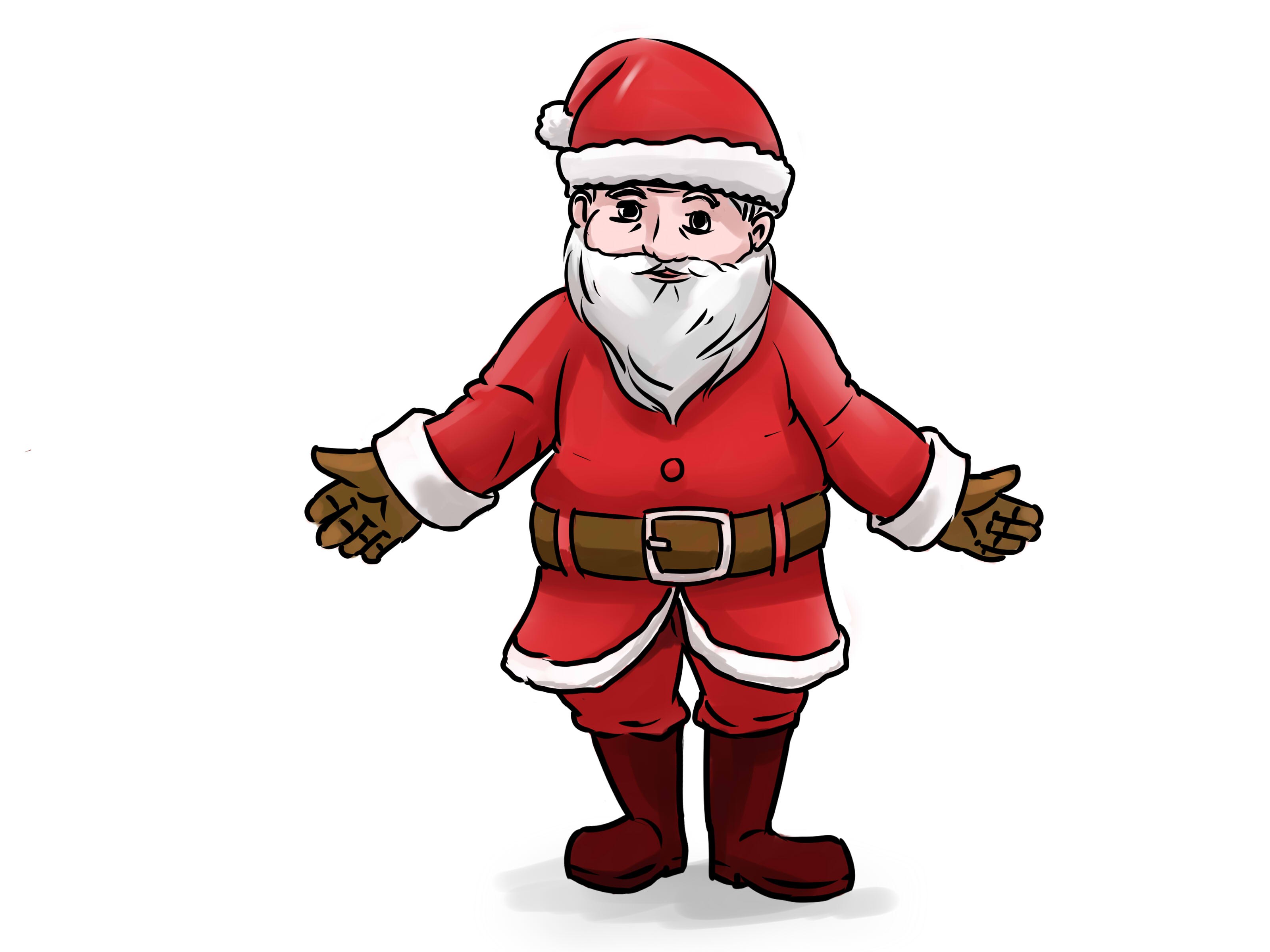 Santa Claus Pencil Drawing at GetDrawings Free download