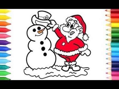 480x360 Draw Santa Claus With Sleigh Drawing Santa Claus With Sleigh