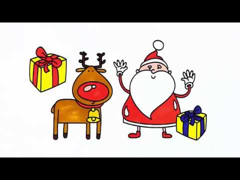 480x360 How To Draw Mrs. Claus How To Colour A Sleigh Santa's Sleigh