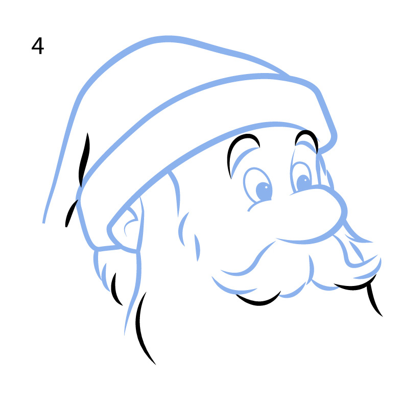 785x795 How To Draw Santa Claus In 8 Easy Steps