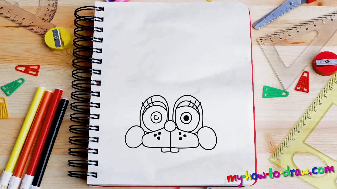 1280x720 Drawing Tutorial Fnaf How To Draw Toy Bonnie