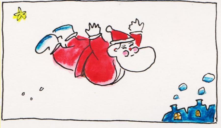 900x522 Santa Claus. Fairy Tale Characters. Drawings. Pictures. Drawings