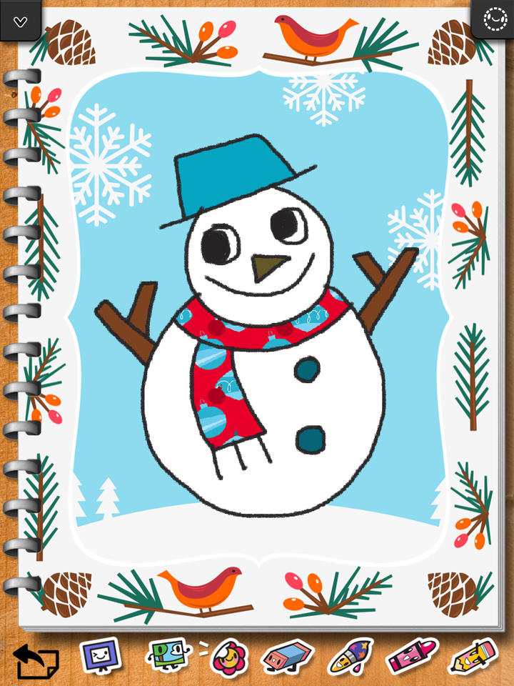 720x960 Kids Drawing Christmas