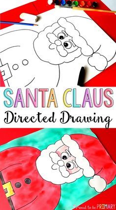 236x427 Santa Claus Directed Drawing Art Activities, Drawing Art And Santa