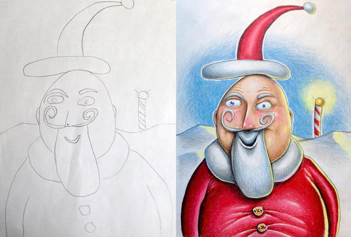 700x474 This Fred Brings His Kid's Drawing To Life!