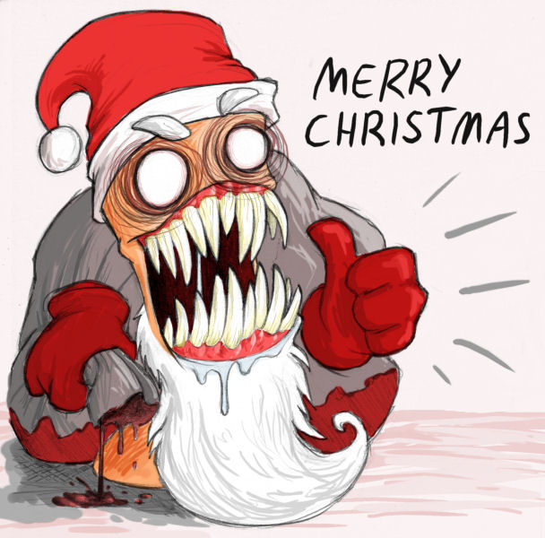 608x600 Evil Santa By Black Charizard On Lt3