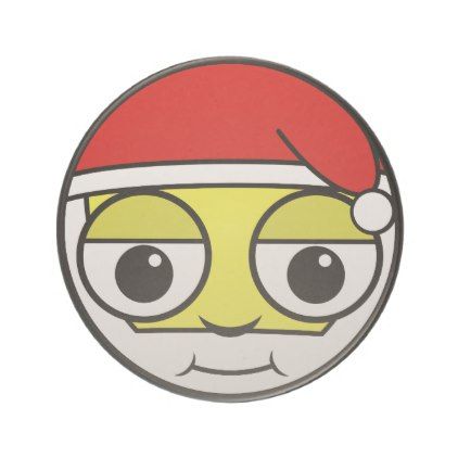 422x422 Santa Claus Face Drink Coaster