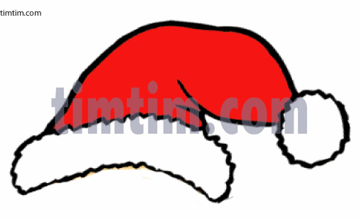 505x309 Free Drawing Of Santa Hat From The Category Christmas