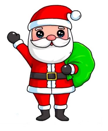 369x446 Pin By Emma On Book Santa, Kawaii And Drawings