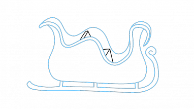 382x215 How To Draw Santa's Sleigh, Christmas, Holidays, Easy Step By Step