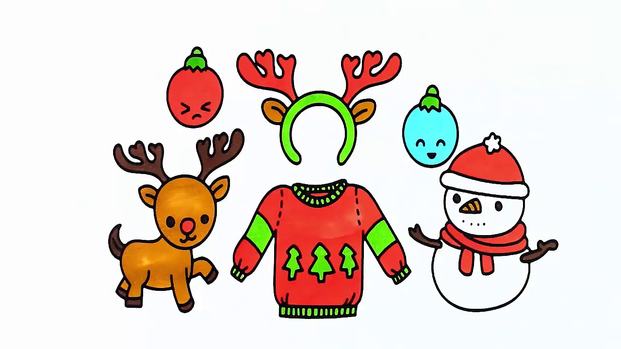 1280x720 How To Draw Santa In His Sleigh North Pole Drawing How To Draw