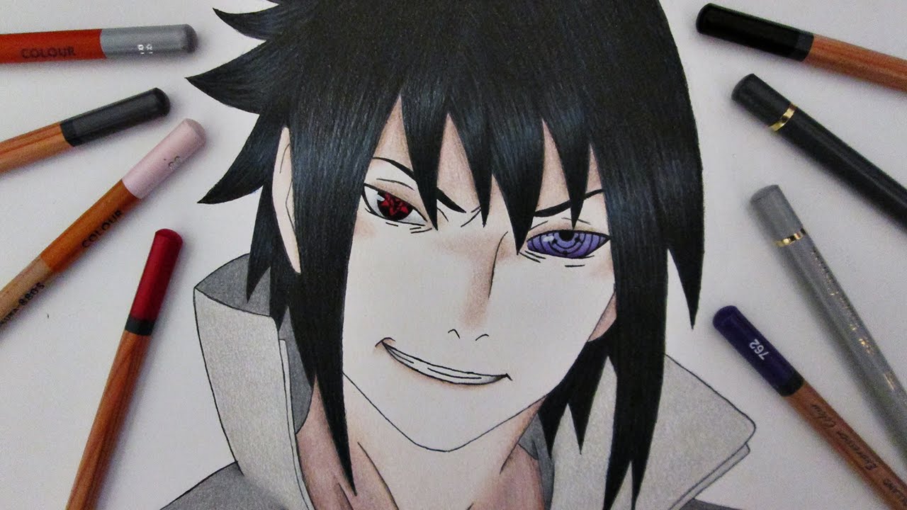 1280x720 Speed Drawing Sasuke Uchiha Naruto Shippuuden