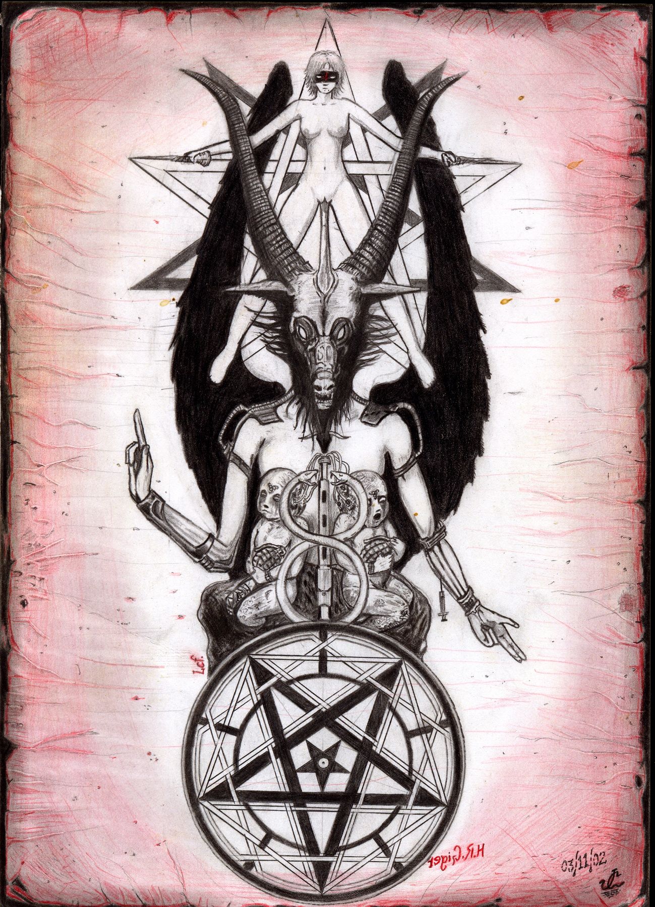 1299x1799 The Baphomet By On @