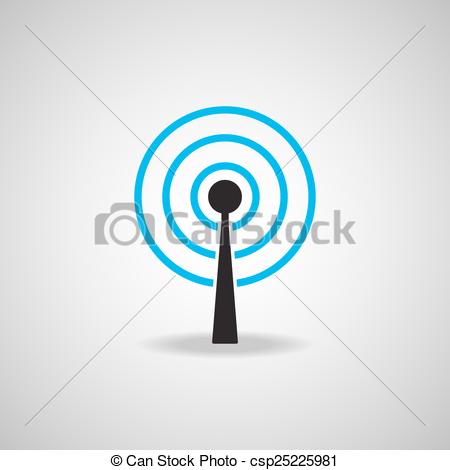 450x470 Antenna Satellite Dish And Technology Icon Vector