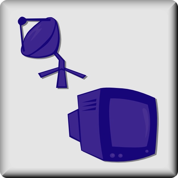 600x599 Hotel Icon Satellite Tv Clip Art Free Vector In Open Office