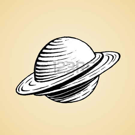 450x449 Vector Illustration Scratchboard Style Ink Drawing