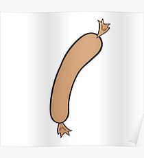 210x230 Sausage Drawing Posters Redbubble