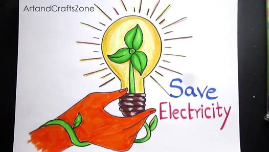 Save Electricity Drawing at GetDrawings | Free download