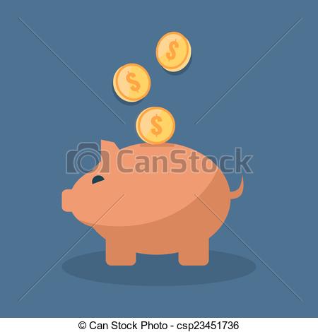 450x470 Save Money Concept Stock Illustration Images. 1089 New Images
