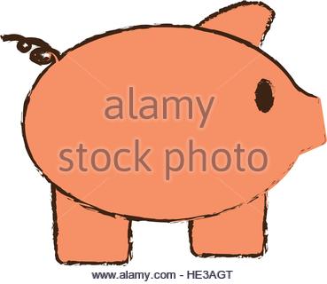 369x320 Drawing Save Box Money Cash Bills Stock Vector Art Amp Illustration